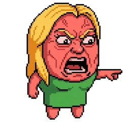 WOMAN YELLING